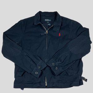 Vintage Ralph Lauren Polo Mens Blue Cotton Jacket Size Medium RN 41381